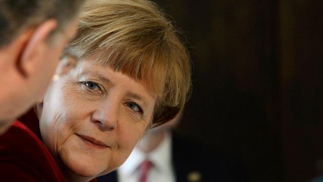 Bundeskanzlerin Angela Merkel auf der 51. Sicherheitskonferenz in München