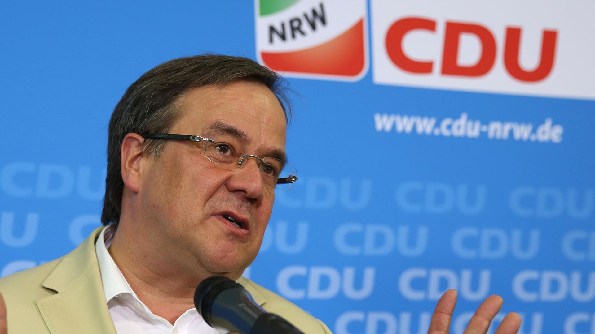 Der Vorsitzende der CDU in Nordrhein-Westfalen, Armin Laschet. Der Vorsitzende der CDU in Nordrhein-Westfalen, Armin Laschet.
