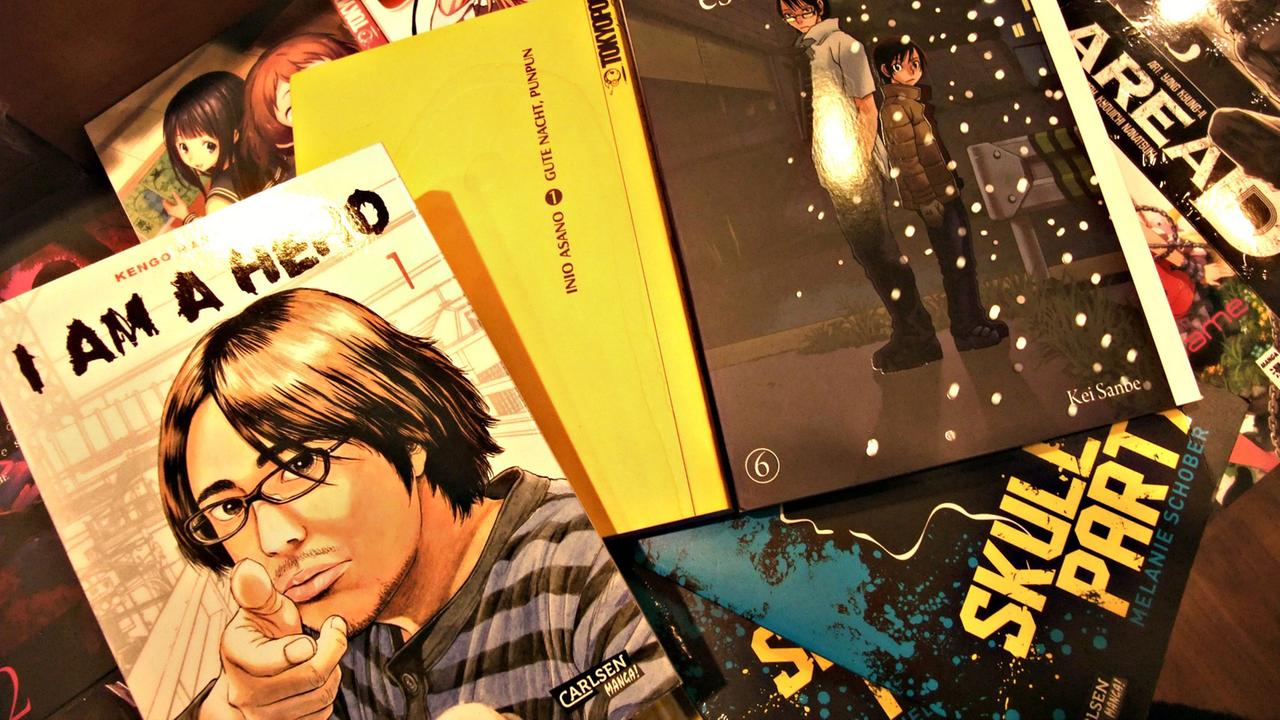 Eine Auswahl von Mangas Eine Auswahl von Mangas