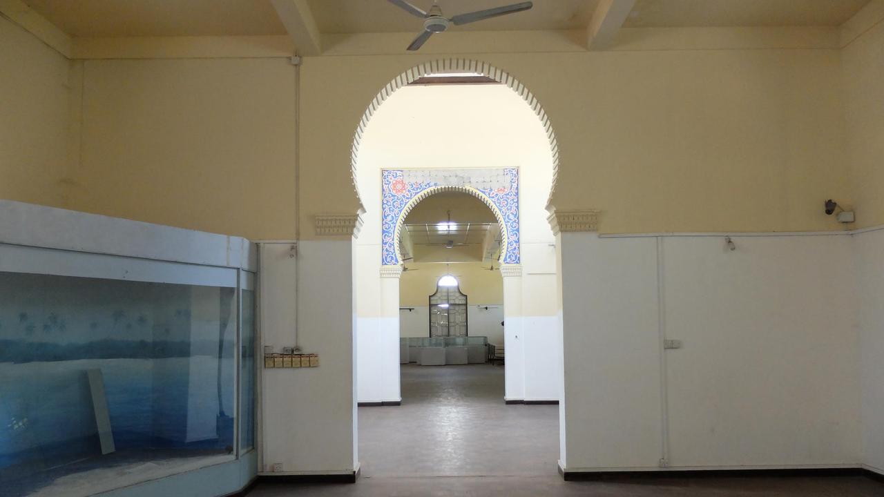 Die leere Halle des Hauptgebäudes des Nationalmuseums.