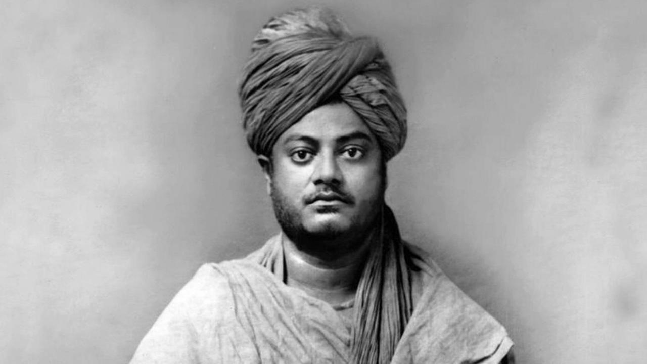Porträt von Swami Vivekananda. Porträt von Swami Vivekananda.