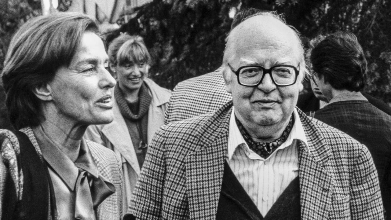 Charlotte Kerr und Friedrich Dürrenmatt in Locarno 1990. Charlotte Kerr und Friedrich Dürrenmatt in Locarno 1990.