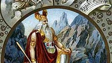 Männergestalten aus Wagner-Opern. Wotan. Liebig Sammelbild 1906 Männergestalten aus Wagner-Opern. Wotan. Liebig Sammelbild 1906