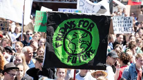 "Fridays For Future" demonstrieren im Mai 2019 in München.