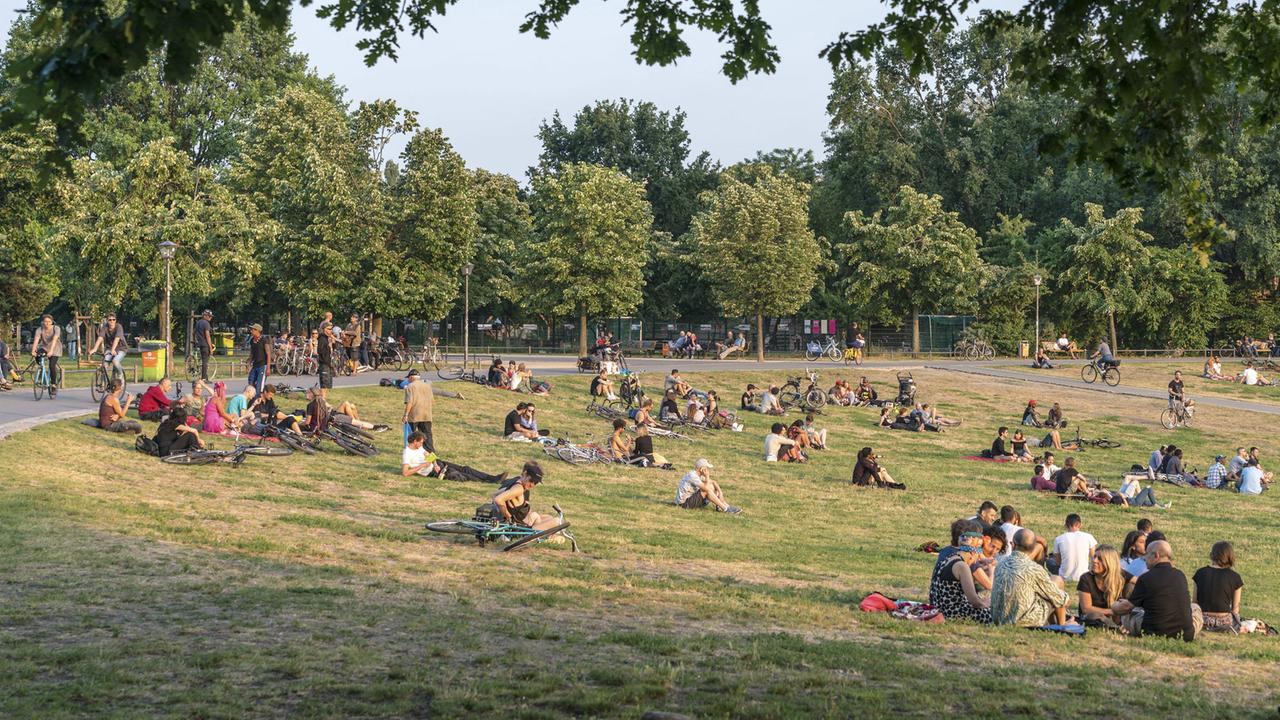Görlitzer Park in Berlin-Kreuzberg im Sommer 2018 Görlitzer Park in Berlin-Kreuzberg im Sommer 2018