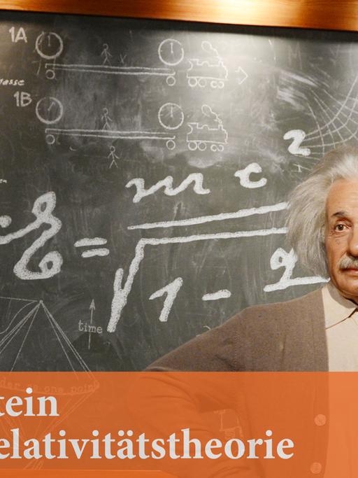 Die Wachsfigur des Physikers und Forschers Albert Einstein steht am 04.12.2012 im Wachsfigurenkabinett Madame Tussauds in Berlin Unter den Linden.