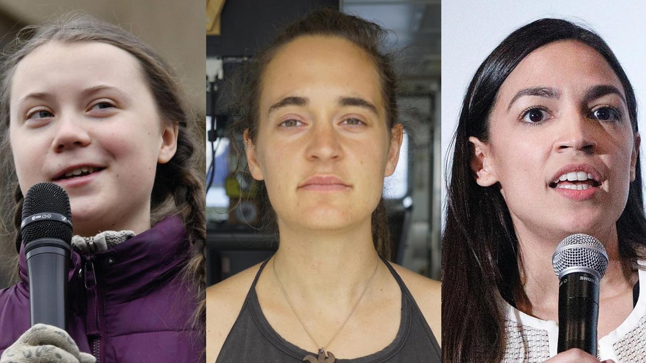 Montage der drei Frauen. Montage der drei Frauen.