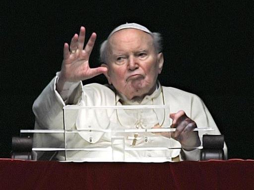 Der verstorbene Papst Johannes Paul II. 