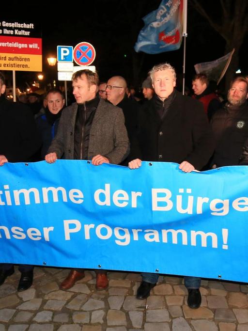 AfD-Demonstration in Magdeburg