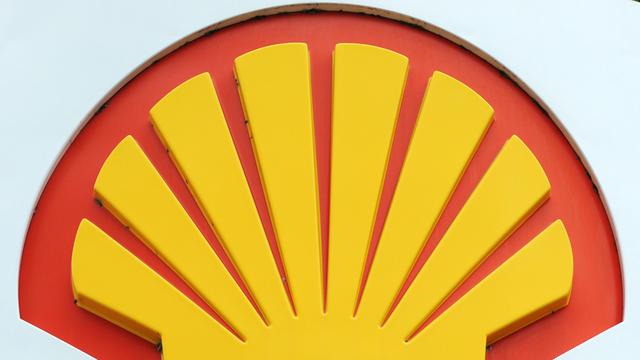 Das Logo von Shell, eine stilisierte gelbe Muschel auf rotem Grund.