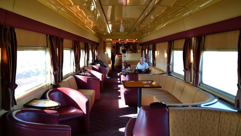 Gemütlich Reisen im "Indian Pacific". Gemütlich Reisen im "Indian Pacific".