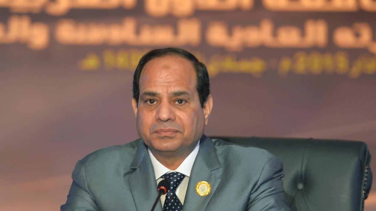 Der ägyptische Präsident Abdel Fattah al-Sisi während eines Treffens der Arabischen Union. Der ägyptische Präsident Abdel Fattah al-Sisi während eines Treffens der Arabischen Union.