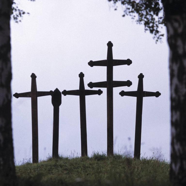 Pestkreuze am Ortseingang von Emmingen Liptingen in Baden-Württemberg