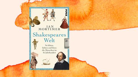 Das Cover zeigt das Konterfei Shakespeares und weitere historische Gegenstände aus der Zeit Shakespeares.
