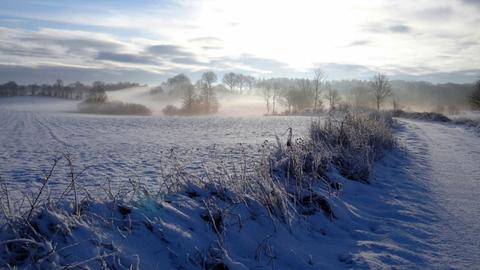 Winterlandschaft in Deutschland