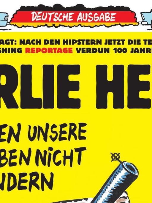 Die deutsche Ausgabe des französischen Satiremagazins "Charlie Hebdo" zum Anschlag von Berlin.