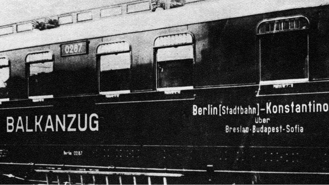 Foto von 1915 von dem Balkanzug. Foto von 1915 von dem Balkanzug.