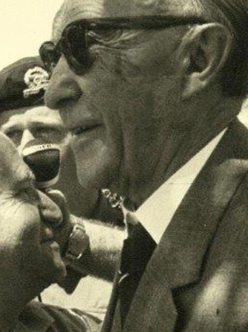 Bundeskanzler Konrad Adenauer trifft 1960 Israels Premier Ben Gurion