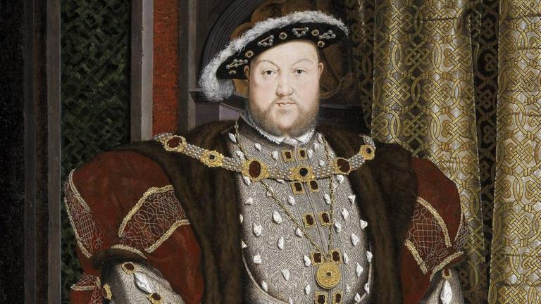 Heinrich VIII. - ein Gemälde von Hans Holbein dem Jüngeren