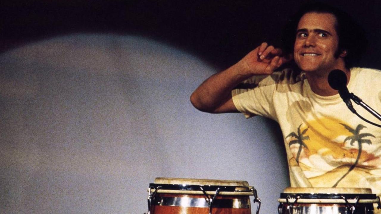 Jim Carrey als Andy Kaufman in Milos Formans Tragikomödie "Der Mondmann" von 1999 Jim Carrey als Andy Kaufman in Milos Formans Tragikomödie "Der Mondmann" von 1999