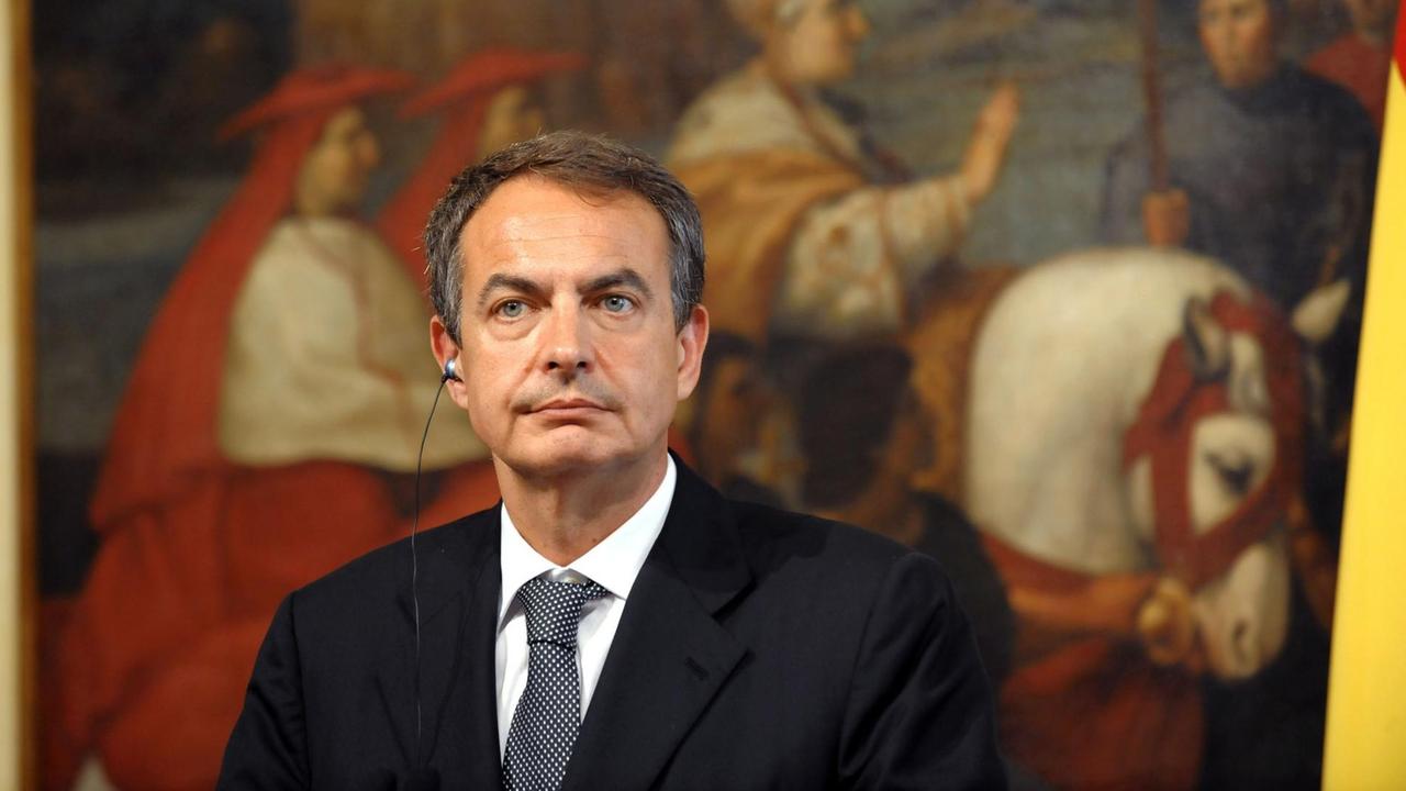 Porträt von Jose' Louis Zapatero 2010, damaliger Ministerpräsident von Spanien. Porträt von Jose' Louis Zapatero 2010, damaliger Ministerpräsident von Spanien.