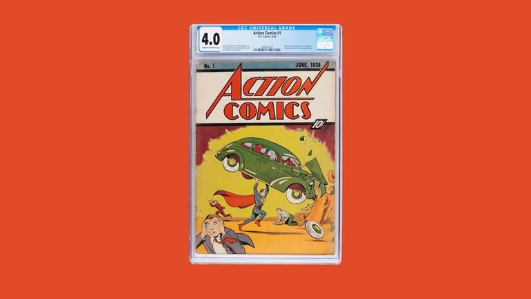 Cover des Superman-Comics von 1938. Cover des Superman-Comics von 1938.