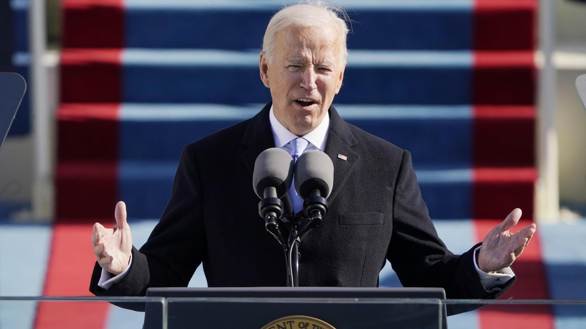 Joe Biden ist der 46. Präsident von den USA. Joe Biden ist der 46. Präsident von den USA.