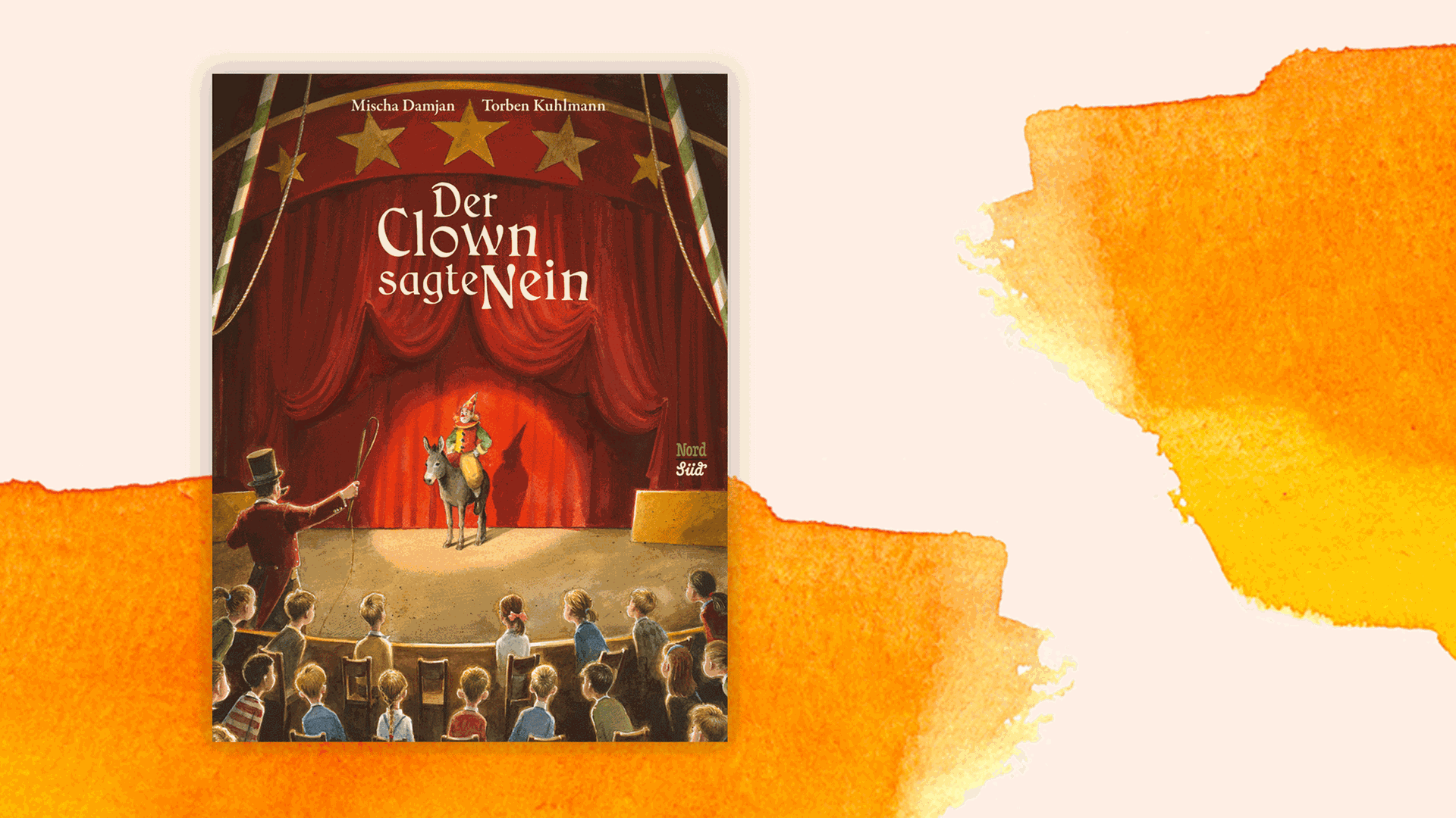 Cover des Buchs "Der Clown sagte Nein" von Mischa Damjan und Torben Kuhlmann. Cover des Buchs "Der Clown sagte Nein" von Mischa Damjan und Torben Kuhlmann.