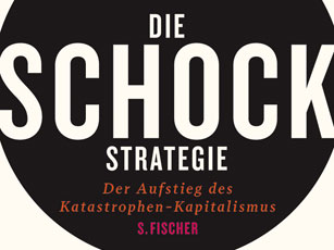 Coverausschnitt: "Schock-Therapie" von Naomi Klein Coverausschnitt: "Schock-Therapie" von Naomi Klein