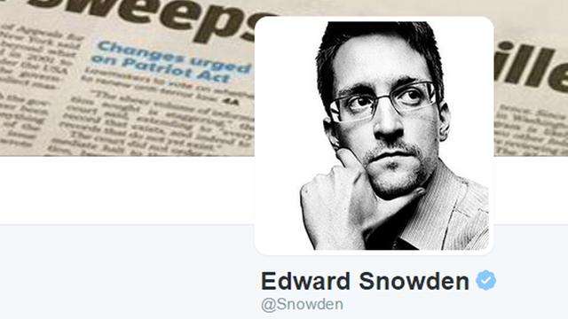 Edward Snowden hat seit dem 29. September 2015 einen Account bei Twitter.