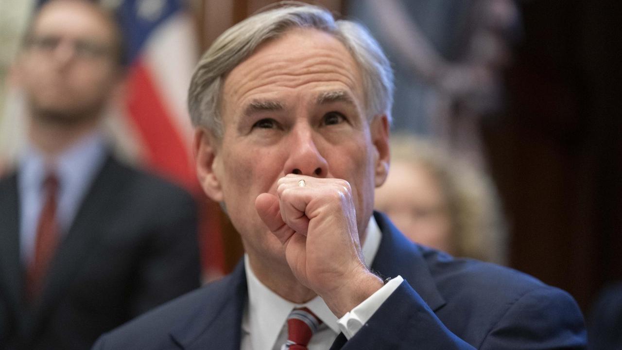 Austin: Der texanische Gouverneur Greg Abbott. Austin: Der texanische Gouverneur Greg Abbott.