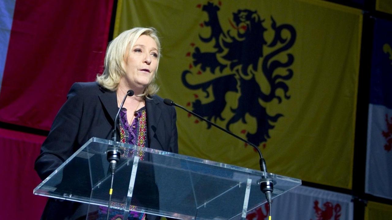 Die Chefin des rechtsextremen Front National, Marine Le Pen. Die Chefin des rechtsextremen Front National, Marine Le Pen.
