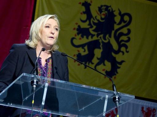 Die Chefin des rechtsextremen Front National, Marine Le Pen.
