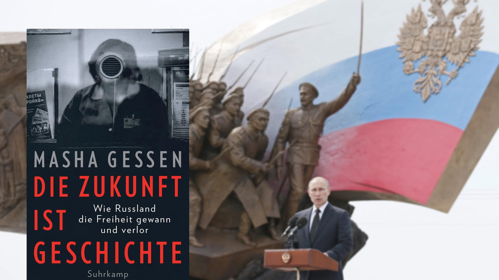 Wladimir Putin bei der Einweihung eines Denkmals für den Ersten Weltkrieg. Wladimir Putin bei der Einweihung eines Denkmals für den Ersten Weltkrieg.