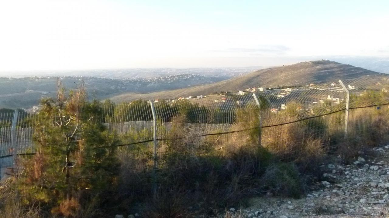 Blick in den Libanon vom Kibbuz Misgav Am Blick in den Libanon vom Kibbuz Misgav Am