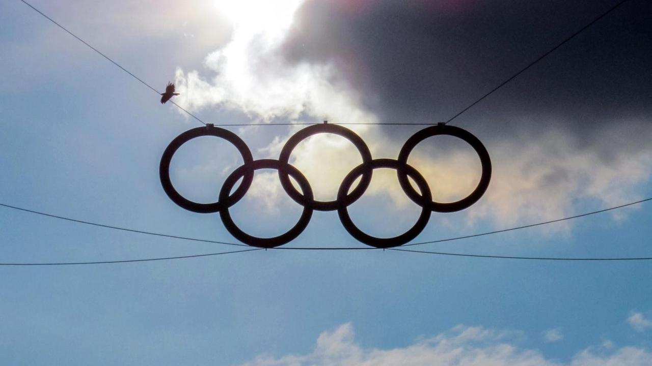 Die Olympischen Ringe. Die Olympischen Ringe.
