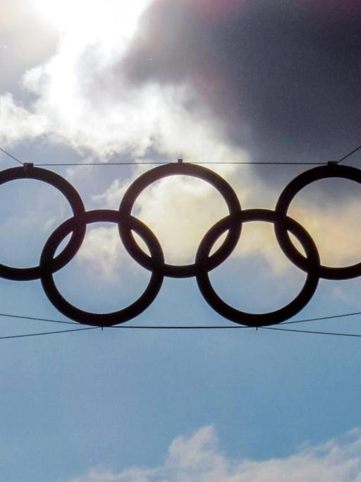 Die Olympischen Ringe.