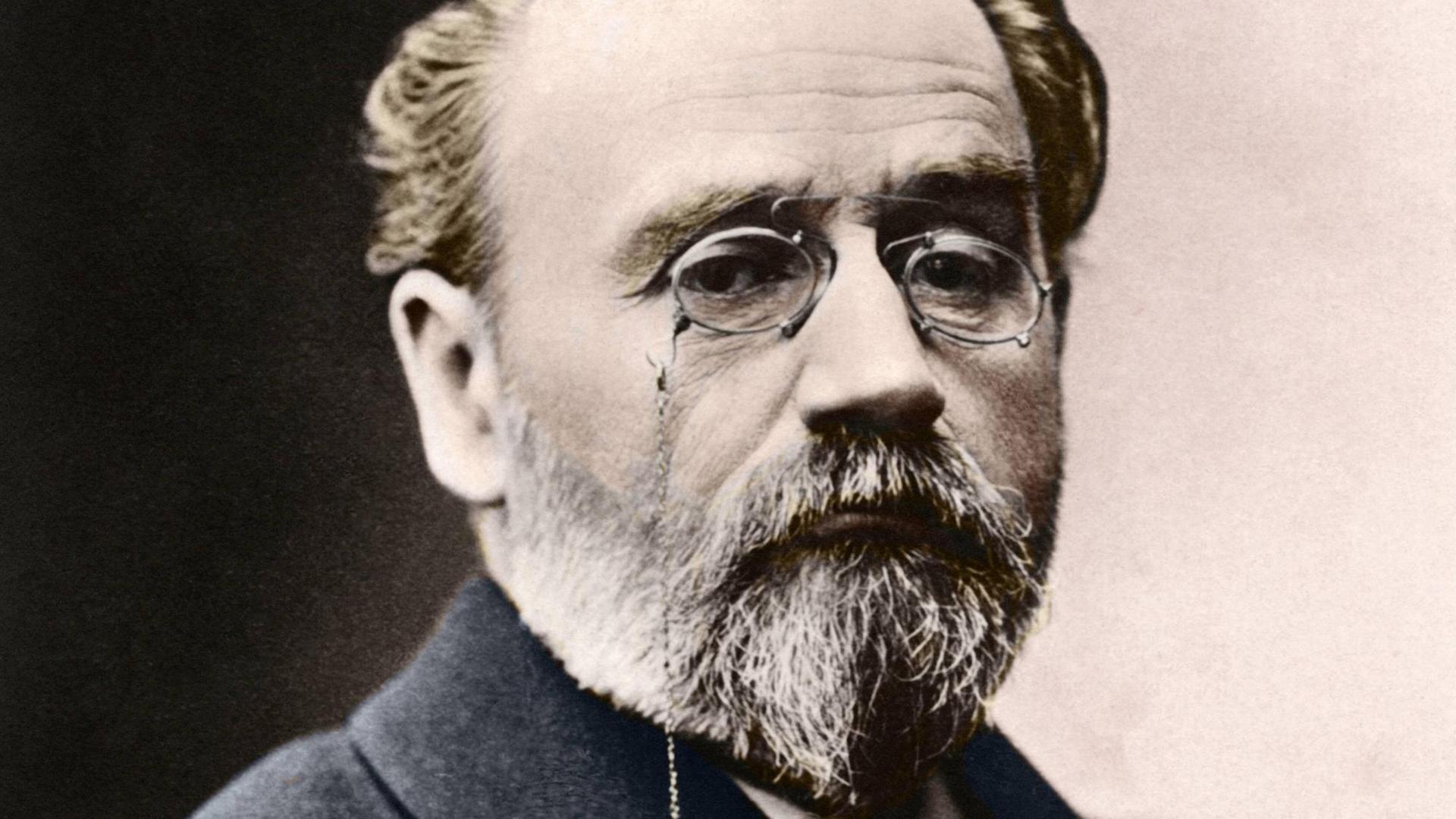 Der französische Schriftsteller, Maler und Journalist Émile Zola Der französische Schriftsteller, Maler und Journalist Émile Zola