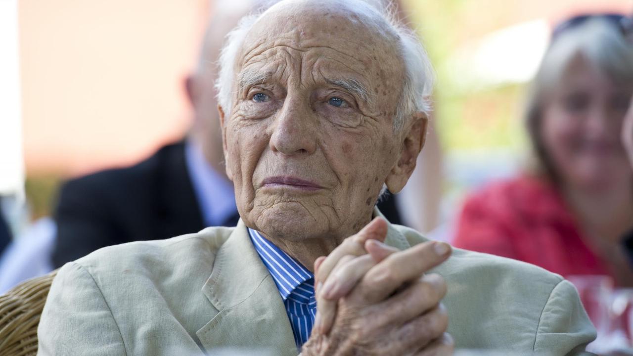 Altbundespräsident Walter Scheel im Juli 2014 Altbundespräsident Walter Scheel im Juli 2014