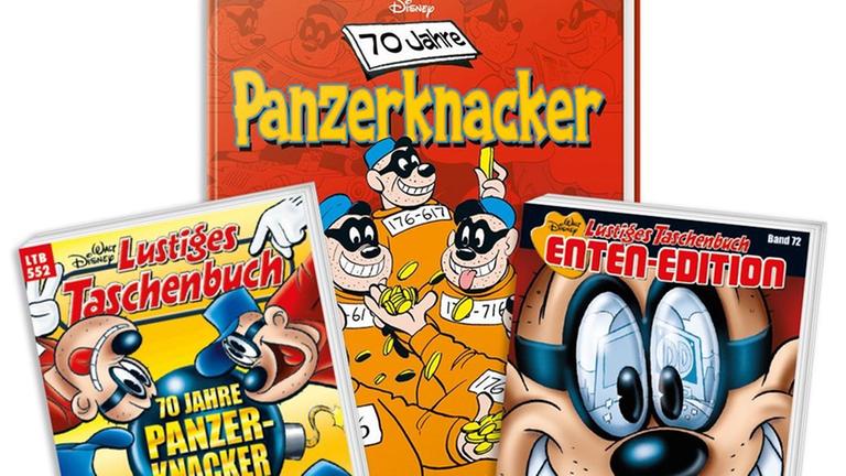 Auf dem Foto sieht man drei Taschen-Bücher von den Panzer-Knackern. Auf dem Foto sieht man drei Taschen-Bücher von den Panzer-Knackern.