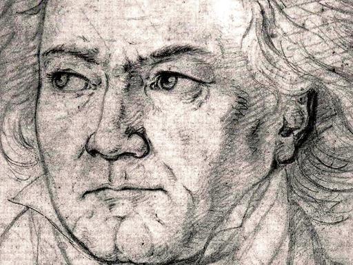 Ludwig van Beethoven, porträtiert 1818 von August Klöber