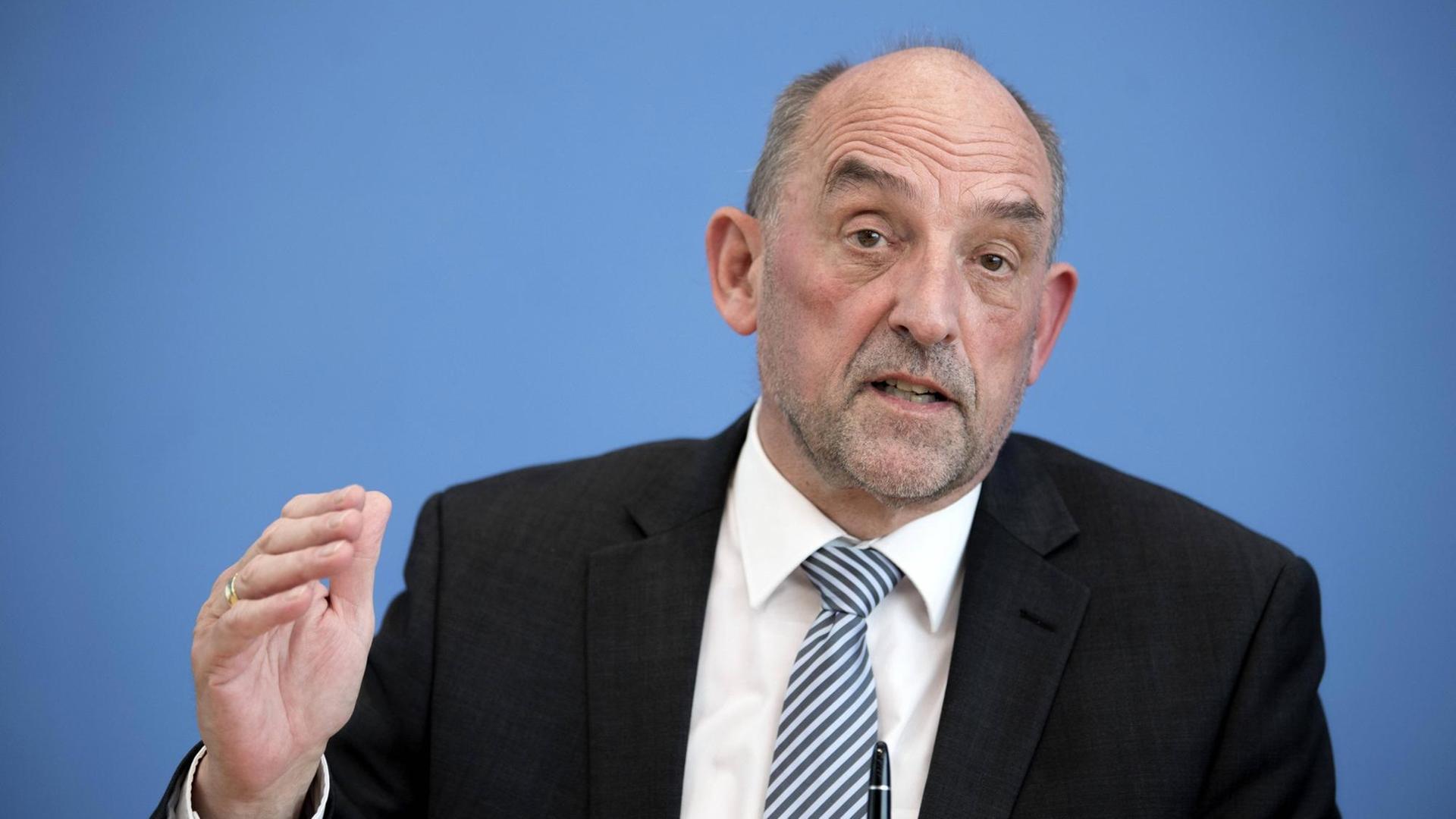 Detlef Scheele, Vorstandsvorsitzender der Bundesagentur für Arbeit am 31.03.2020 in Berlin Detlef Scheele, Vorstandsvorsitzender der Bundesagentur für Arbeit am 31.03.2020 in Berlin