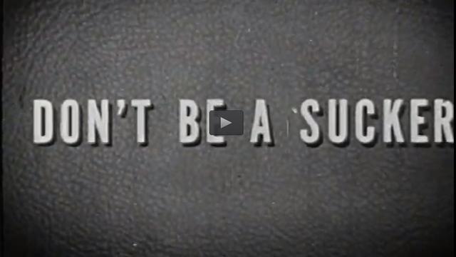 Startsequenz des US-Anti-Nazi-Films "Don't be a Sucker"