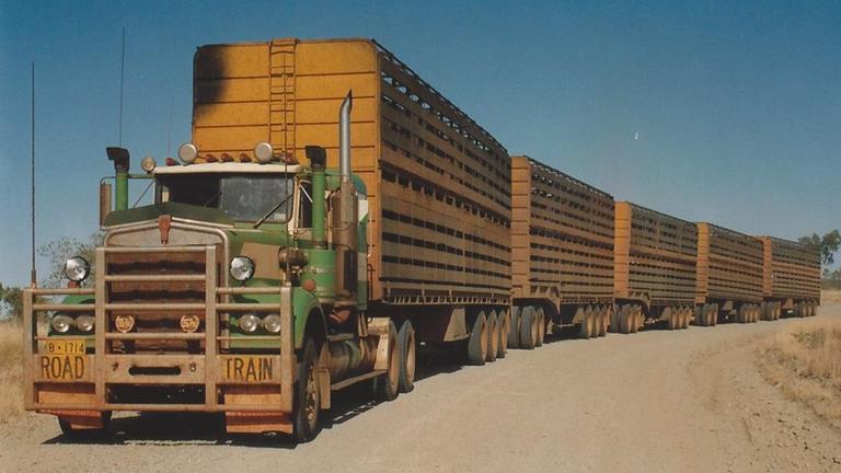 "Die nehmen keine Rücksicht" - Road Train in Australien. "Die nehmen keine Rücksicht" - Road Train in Australien.