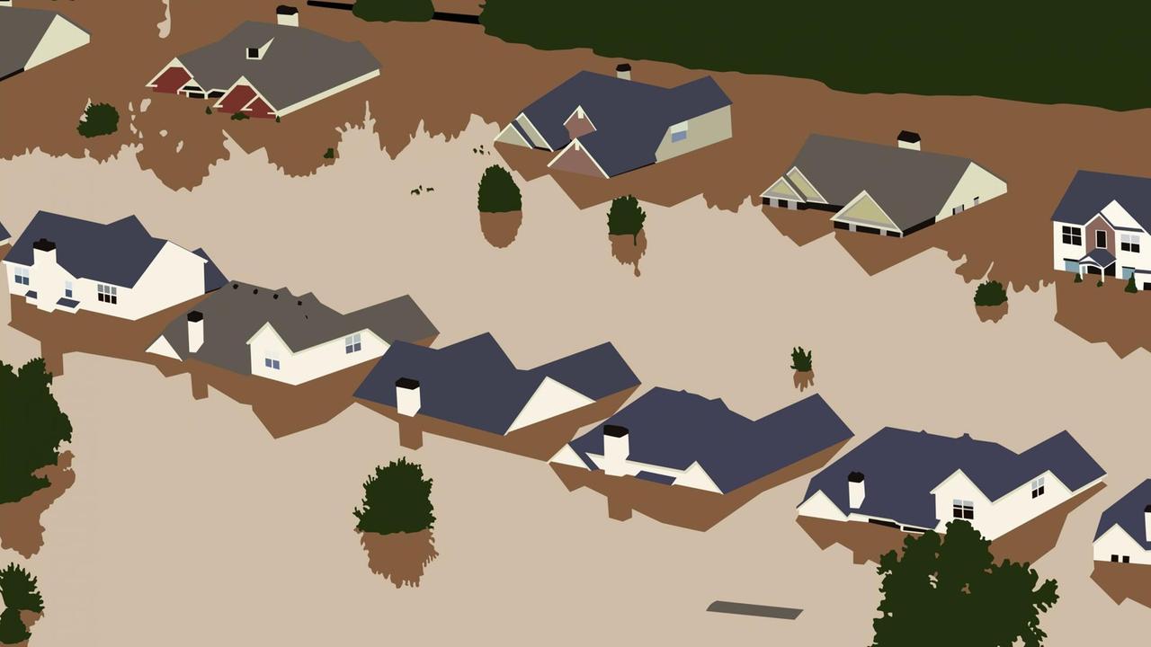 "Flood" von Kota Ezawa. "Flood" von Kota Ezawa.