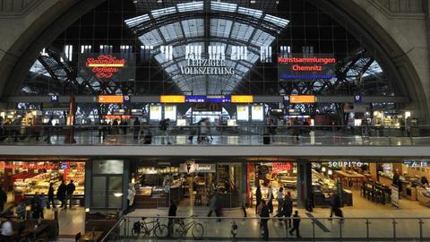 Leipzig Bahnhofspassagen | Verwendung weltweit, Keine Weitergabe an Wiederverkäufer.