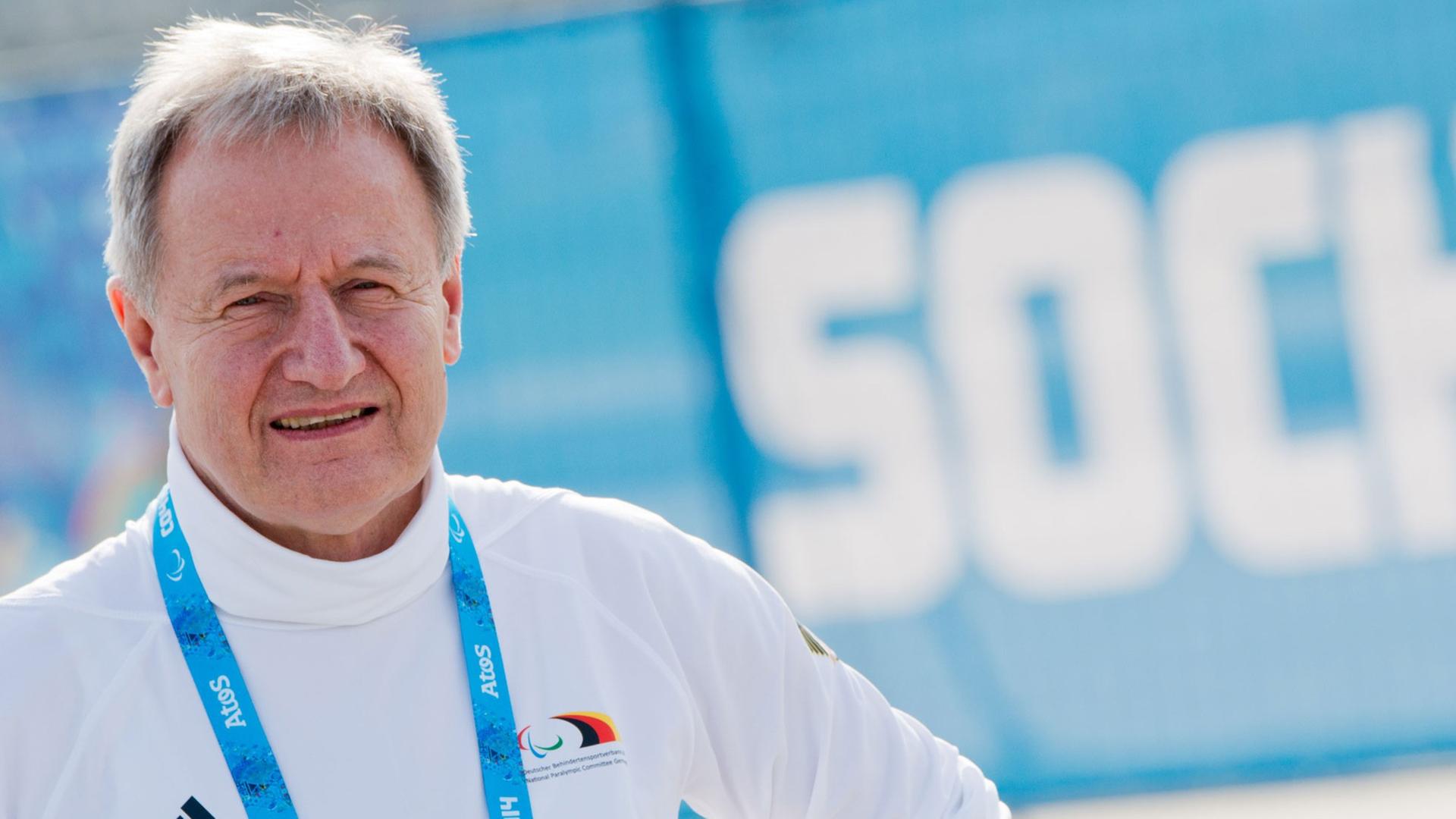 Friedhelm Julius Beucher, Präsident des Deutschen Behindertensportverbandes Friedhelm Julius Beucher, Präsident des Deutschen Behindertensportverbandes