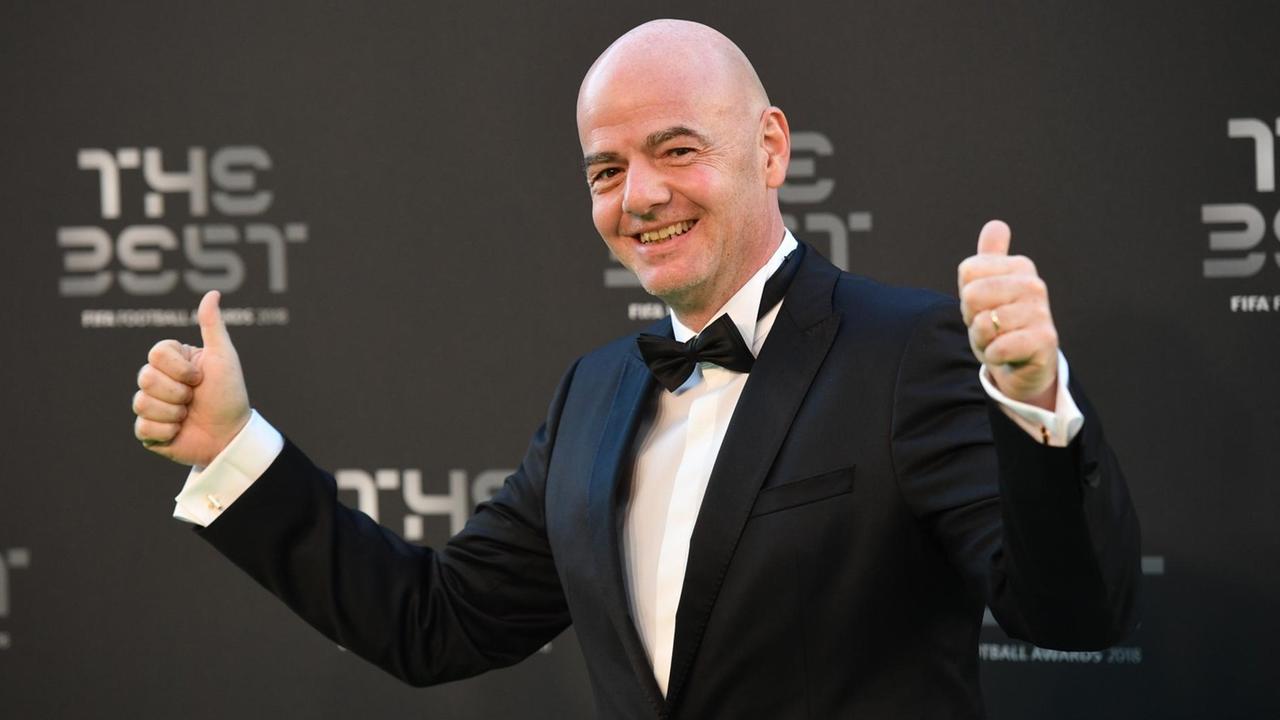 FIFA Präsident Gianni Infantino. FIFA Präsident Gianni Infantino.
