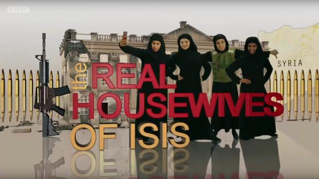 Screenshot des Videos "The Real Housewives of ISIS" aus der BBC Two-Satiresendung "Revolting".
