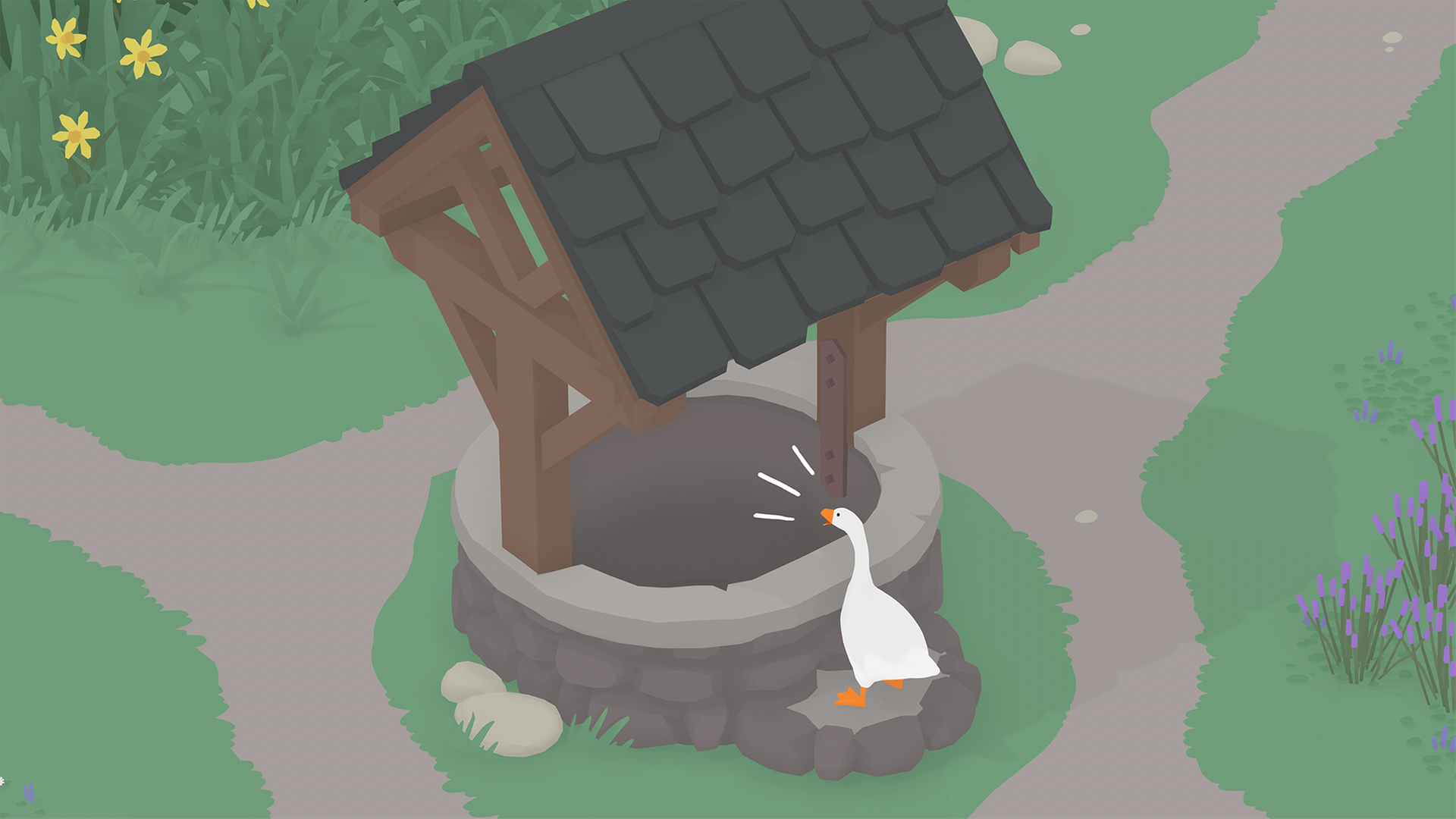 Screenshot des Spiels Untitled Goose Game Screenshot des Spiels Untitled Goose Game